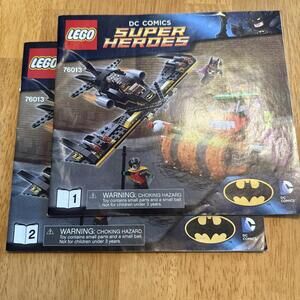 Lego DC 76013 Batman Joker Steam Roller ONLY Instructions Manual
